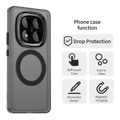 Etui MagSafe do Xiaomi Redmi Note 14 Pro 4G, Techsuit, CandyCase, czarne