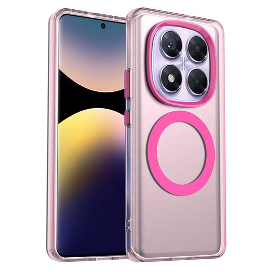 Etui MagSafe do Xiaomi Redmi Note 14 Pro 4G, Techsuit, CandyCase, Różowe
