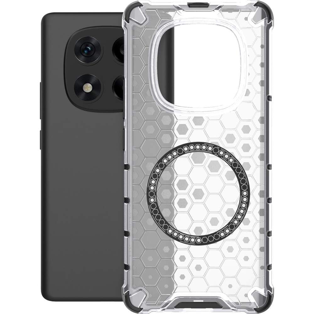 Etui MagSafe do Xiaomi Redmi Note 14 Pro 4G, Techsuit, HoneyComb Shield, Białe