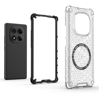 Etui MagSafe do Xiaomi Redmi Note 14 Pro 4G, Techsuit, HoneyComb Shield, Białe