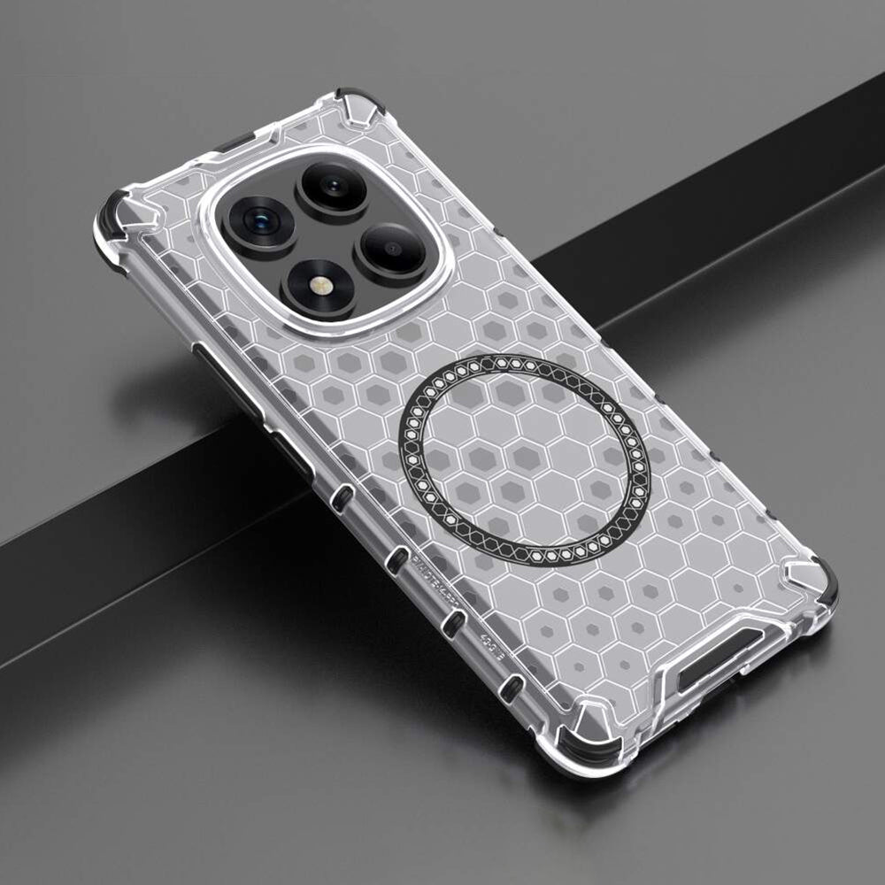 Etui MagSafe do Xiaomi Redmi Note 14 Pro 4G, Techsuit, HoneyComb Shield, Białe
