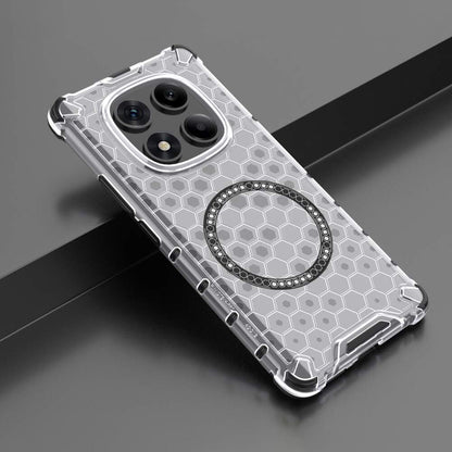 Etui MagSafe do Xiaomi Redmi Note 14 Pro 4G, Techsuit, HoneyComb Shield, Białe