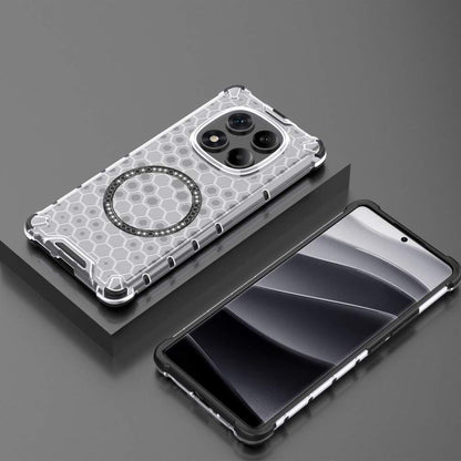 Etui MagSafe do Xiaomi Redmi Note 14 Pro 4G, Techsuit, HoneyComb Shield, Białe