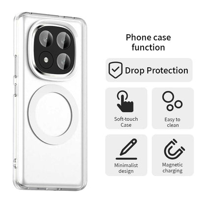Etui MagSafe do Xiaomi Redmi Note 14 Pro+ 5G, Techsuit, CandyCase, Białe