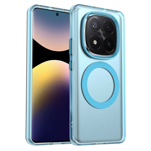 Etui MagSafe do Xiaomi Redmi Note 14 Pro+ 5G, Techsuit, CandyCase, Niebieskie