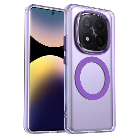 Etui MagSafe do Xiaomi Redmi Note 14 Pro+ 5G, Techsuit, CandyCase, Fioletowy