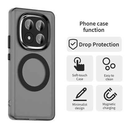 Etui MagSafe do Xiaomi Redmi Note 14 Pro+ 5G, Techsuit, CandyCase, czarne