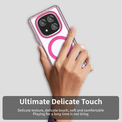 Etui MagSafe do Xiaomi Redmi Note 14 Pro+ 5G, Techsuit, CandyCase, Różowe