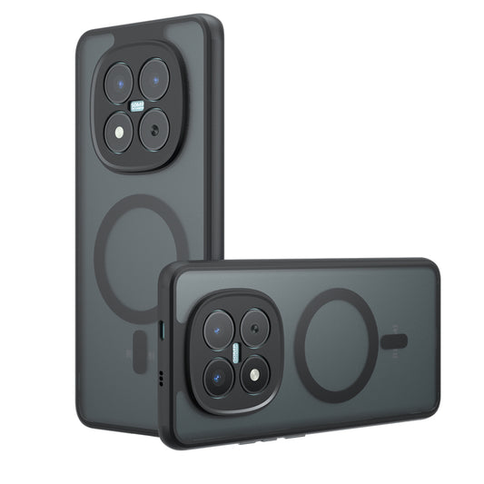 Etui MagSafe dla Xiaomi Redmi Note 15 Pro 4G, Techsuit, PureFrost, Czarne Satynowe