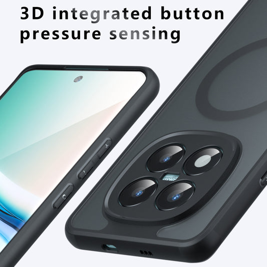 Etui MagSafe dla Xiaomi Redmi Note 15 Pro 4G, Techsuit, PureFrost, Czarne Satynowe