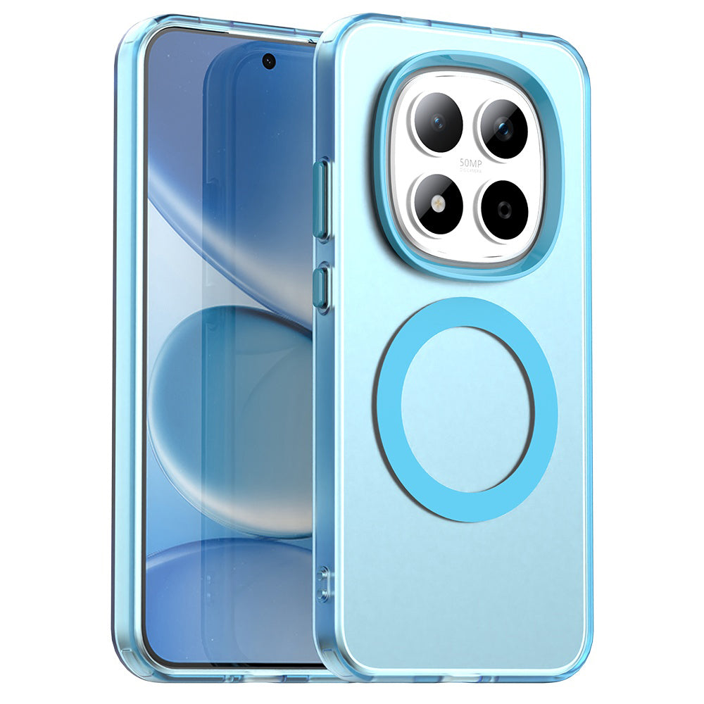 Etui MagSafe dla Xiaomi Redmi Note 15 Pro 5G, Techsuit, CandyCase, Niebieskie