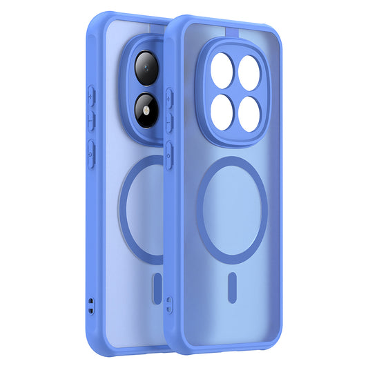 Etui MagSafe dla Xiaomi Redmi Note 15 Pro 5G, Techsuit, HaloFrost II, Niebieskie