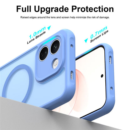 MagSafe Case for Xiaomi Redmi Note 17 4G / Note 17 5G, Techsuit, HaloFrost II, Blue