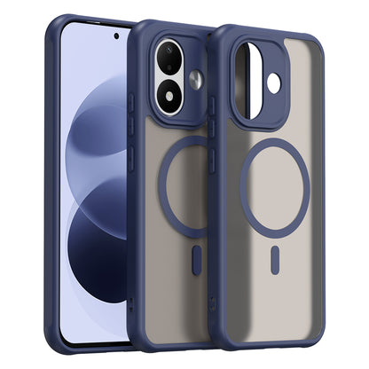 Etui MagSafe do Xiaomi Redmi Note 17 4G / Note 17 5G, Techsuit, HaloFrost II, granatowy