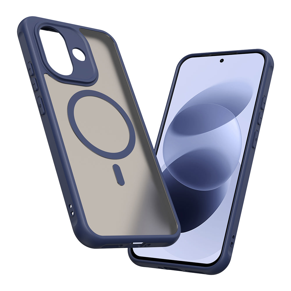 Etui MagSafe do Xiaomi Redmi Note 17 4G / Note 17 5G, Techsuit, HaloFrost II, granatowy