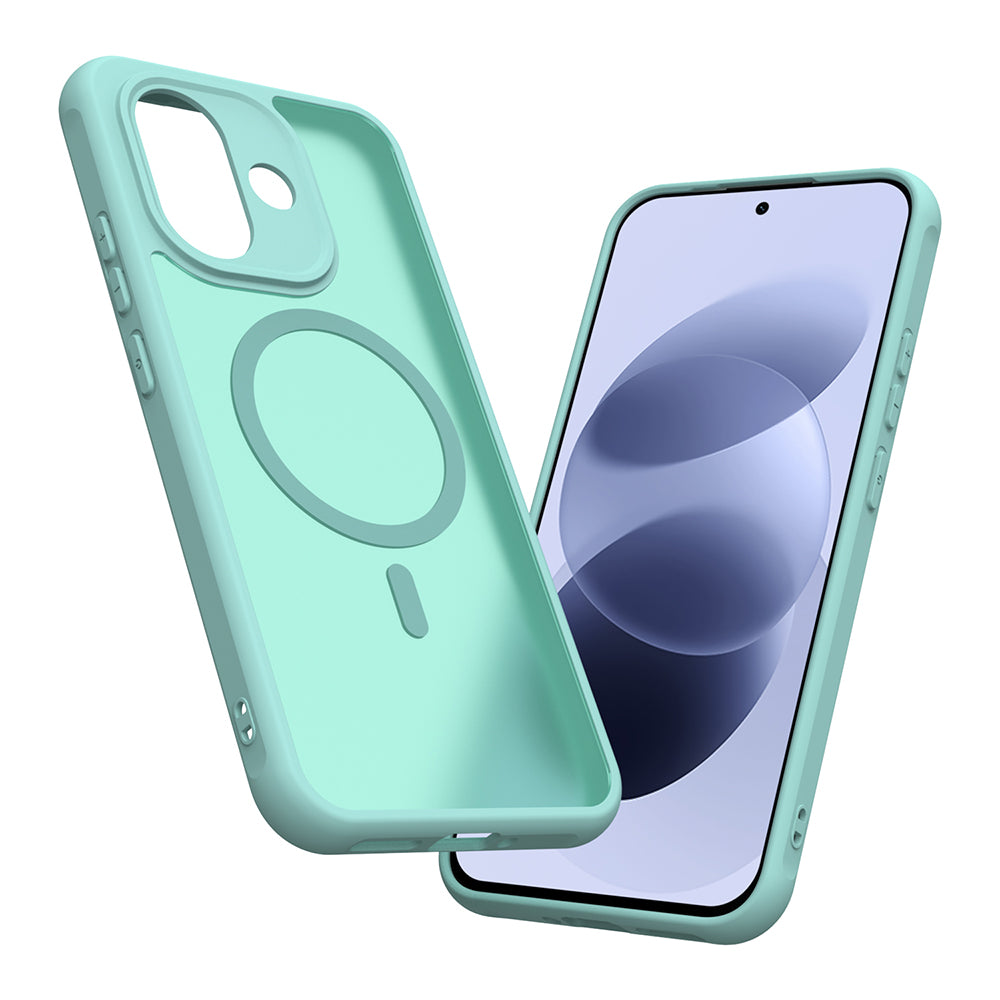 Etui MagSafe do Xiaomi Redmi Note 17 4G / Note 17 5G, Techsuit, HaloFrost II, jasnozielony