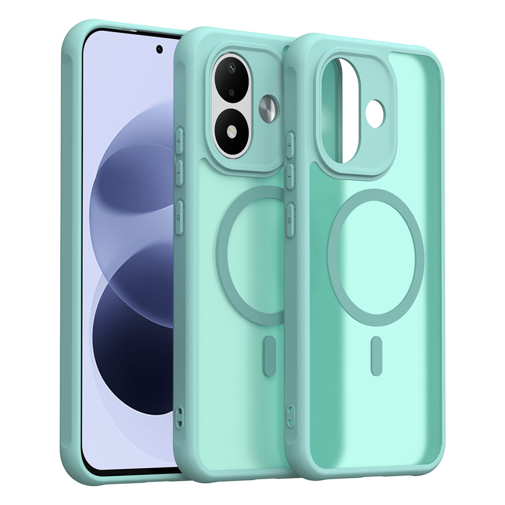 Etui MagSafe do Xiaomi Redmi Note 17 4G / Note 17 5G, Techsuit, HaloFrost II, jasnozielony