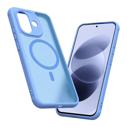 Etui MagSafe do Xiaomi Redmi Note 17 Pro, Techsuit, HaloFrost II, niebieskie