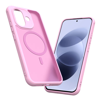 Etui MagSafe do Xiaomi Redmi Note 17 Pro, Techsuit, HaloFrost II, różowe