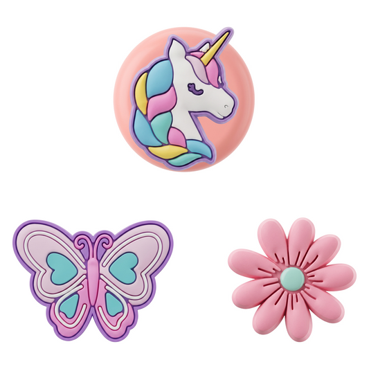 Etui OEM Butterfly na Apple AirTag, zestaw 3 sztuki, wielokolorowy
