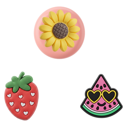 Etui OEM Fruit do Apple AirTag, zestaw 3 sztuki, wielokolorowy