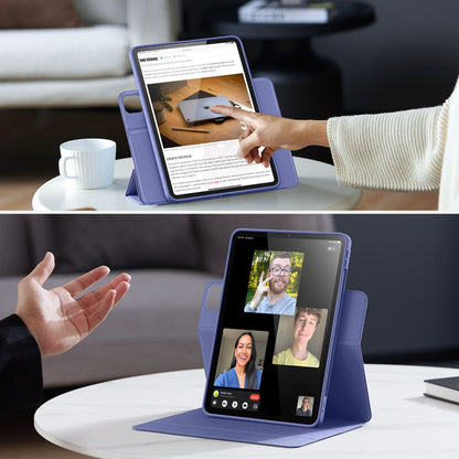 Etui do Apple iPad Pro 13 (2024), ESR, Rebound Hybrid, Fioletowy