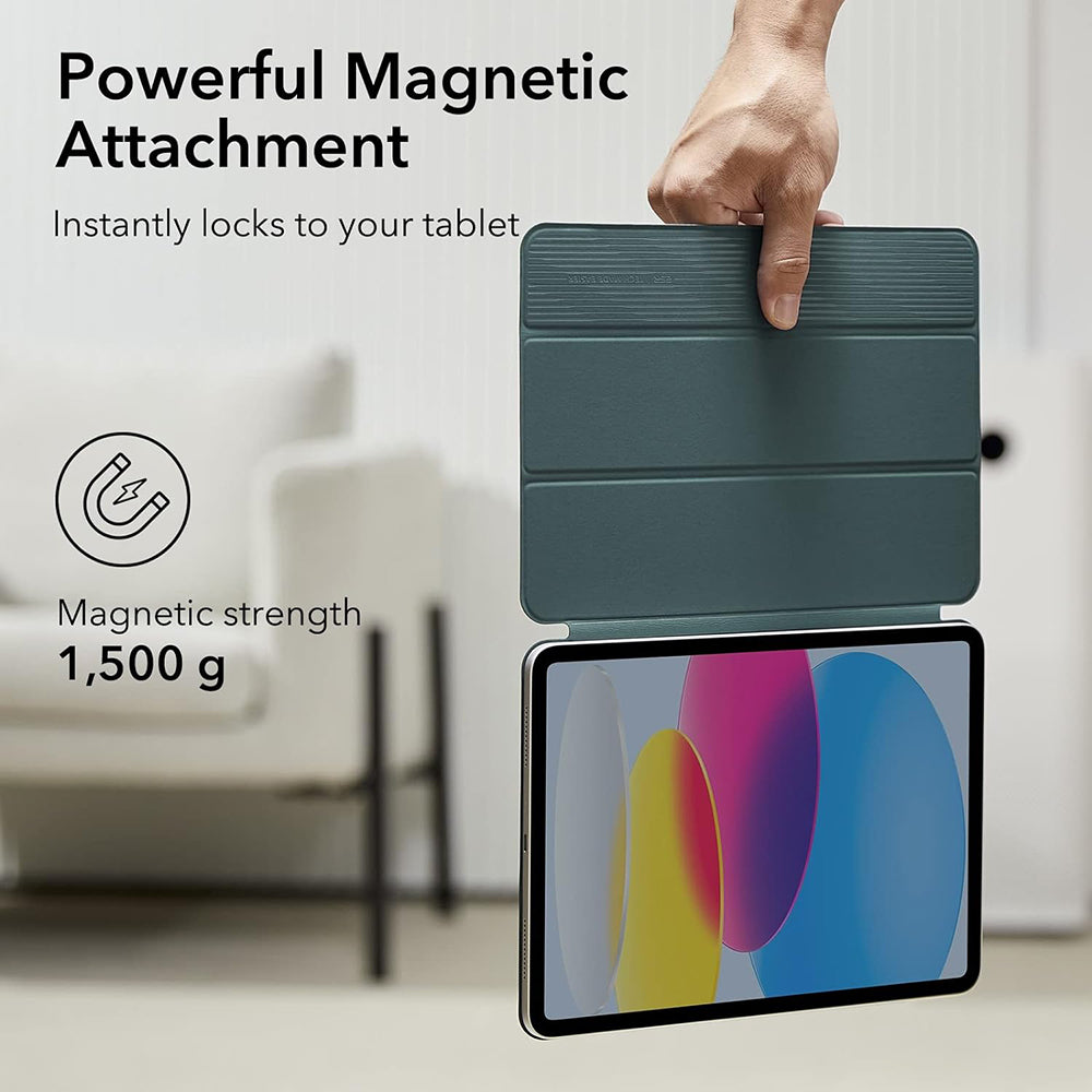 Etui na Apple iPad (2025) / (2022), ESR, Rebound, Satynowa Zielona