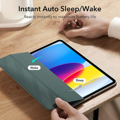 Etui na Apple iPad (2025) / (2022), ESR, Rebound, Satynowa Zielona