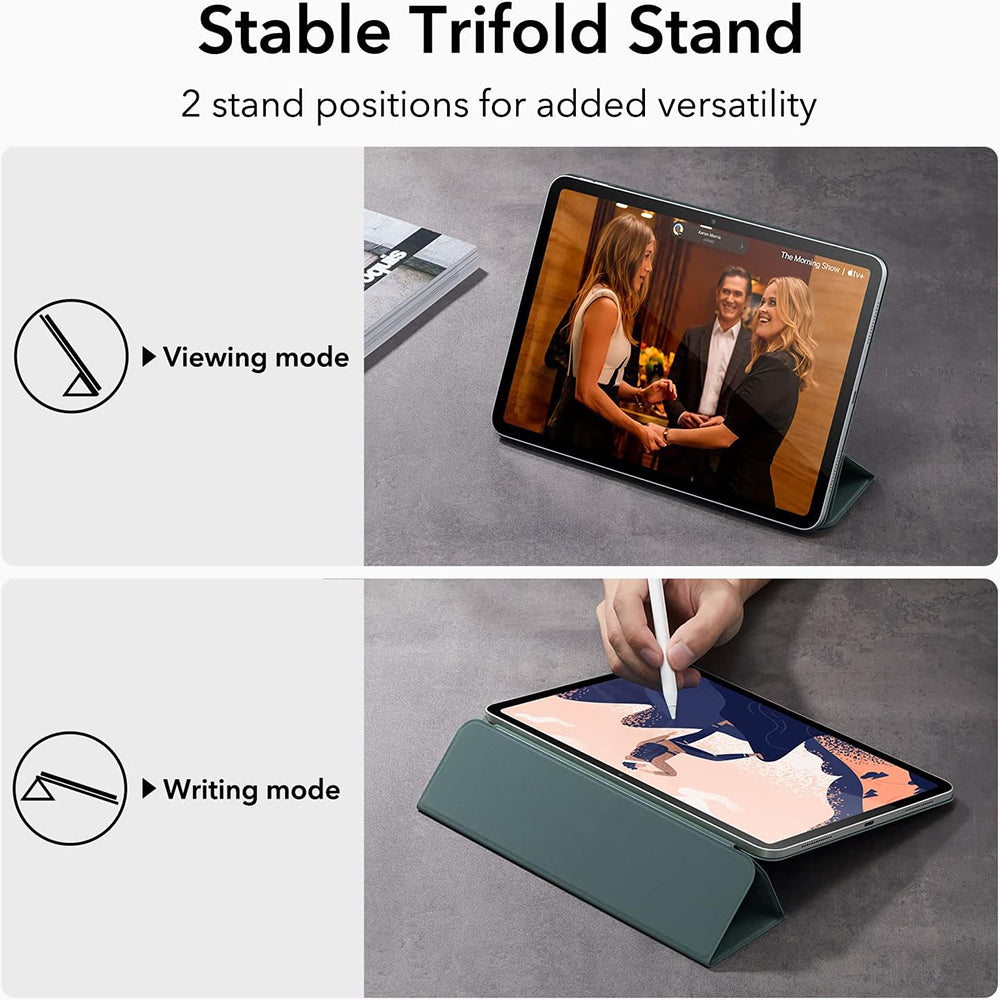 Etui na Apple iPad (2025) / (2022), ESR, Rebound, Satynowa Zielona