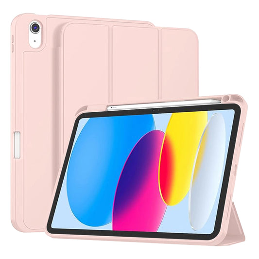 Etui na Apple iPad (2025) / (2022), Techsuit, Flex Trifold, Różowe