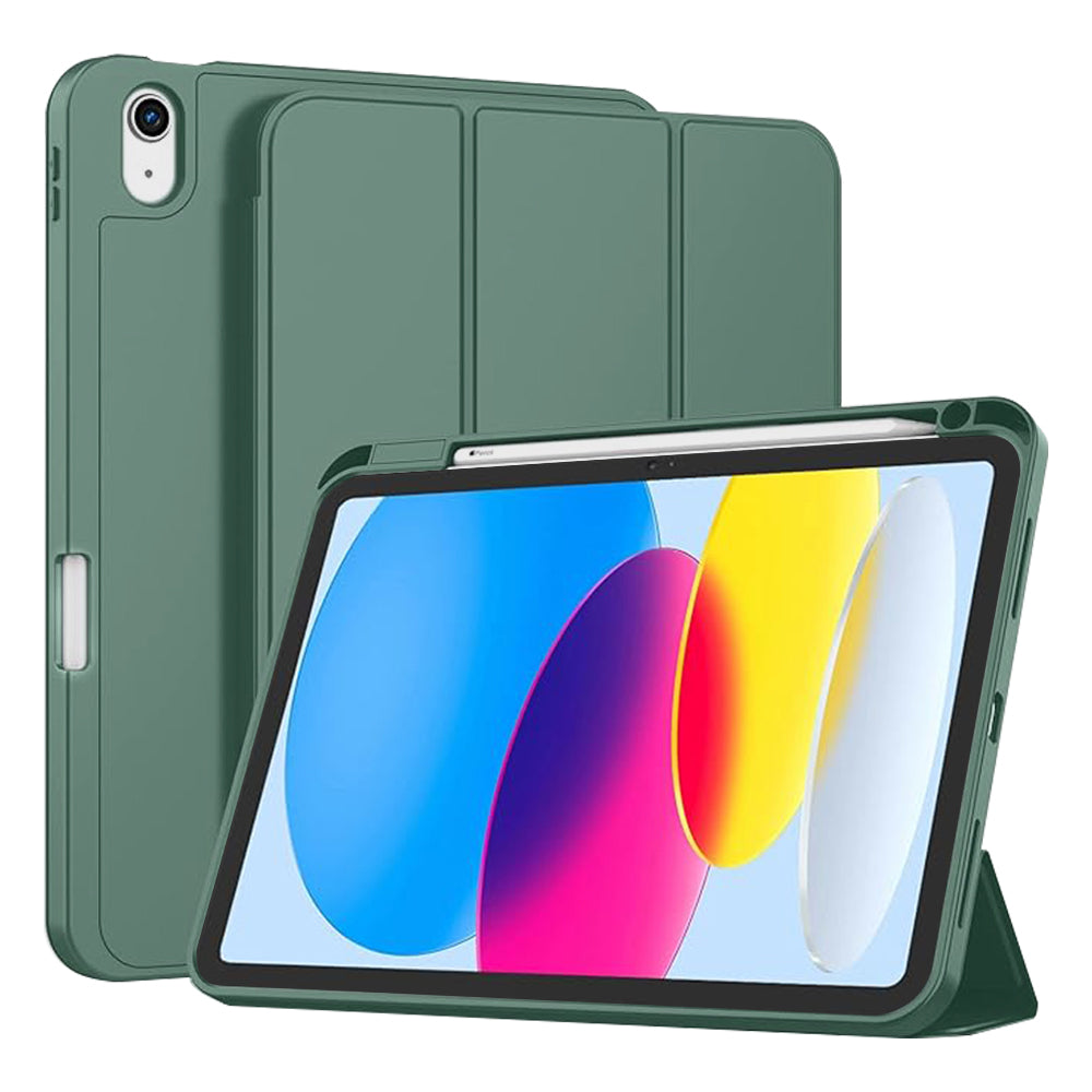 Case for Apple iPad (2025) / (2022), Techsuit, Flex Trifold, Green