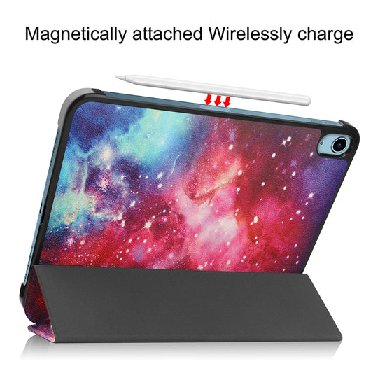 Etui na Apple iPad (2025) / (2022), Techsuit, FoldPro Galaxy, wielokolorowe