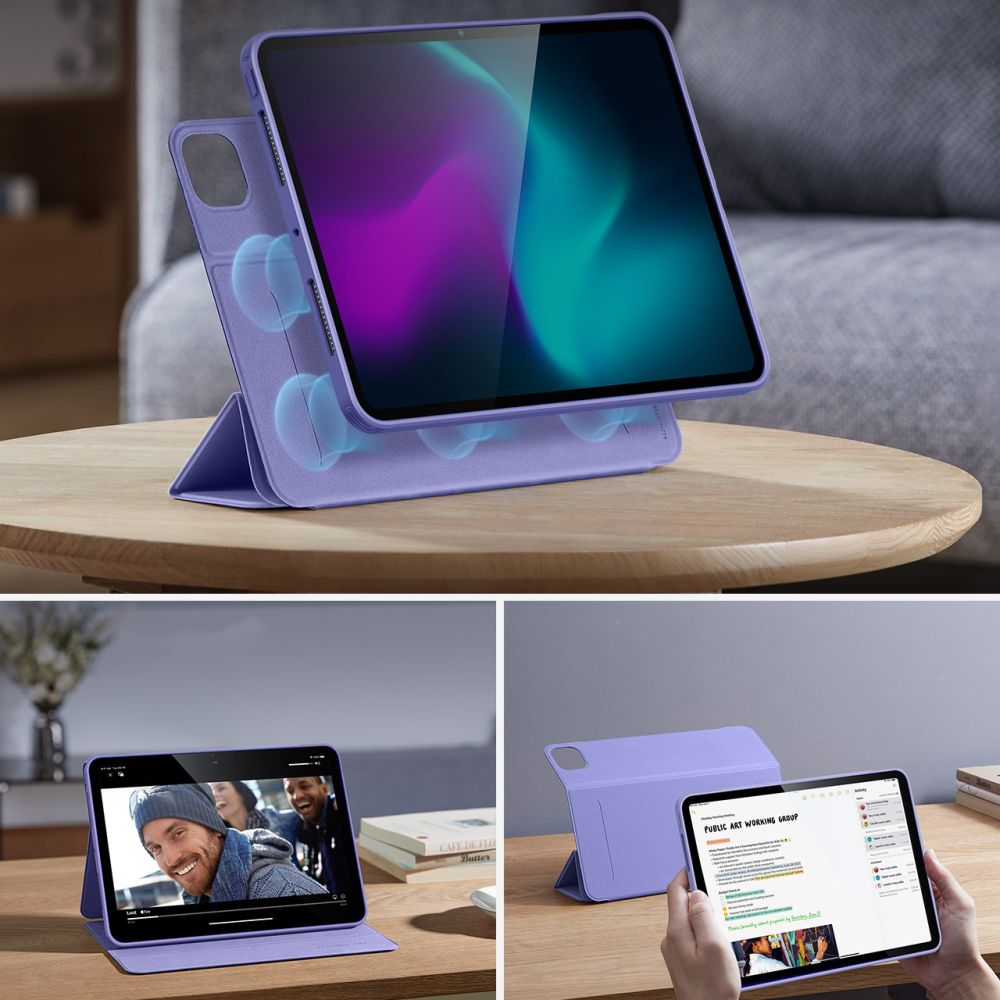 Etui do Apple iPad Pro 13 (2024), ESR, Rebound Hybrid, Fioletowy