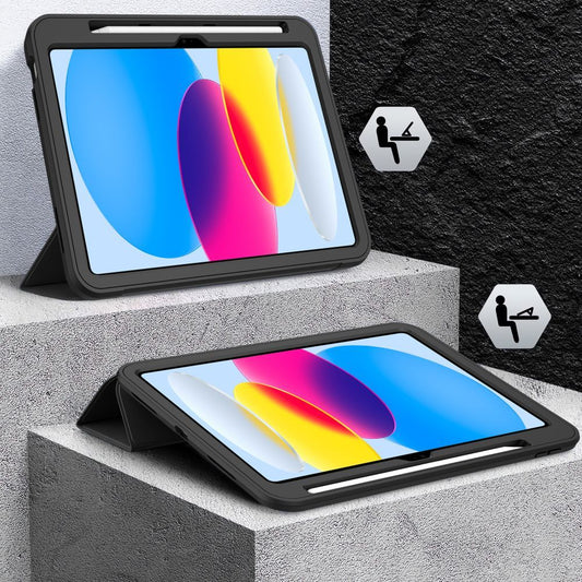Etui na Apple iPad (2025) / iPad (2022), Tech-Protect, Endurance, Czarne