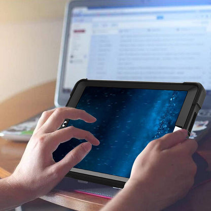 Etui na Apple iPad 9.7 (2018) / 9.7 (2017), Techsuit, Rugged TabShell, czarne