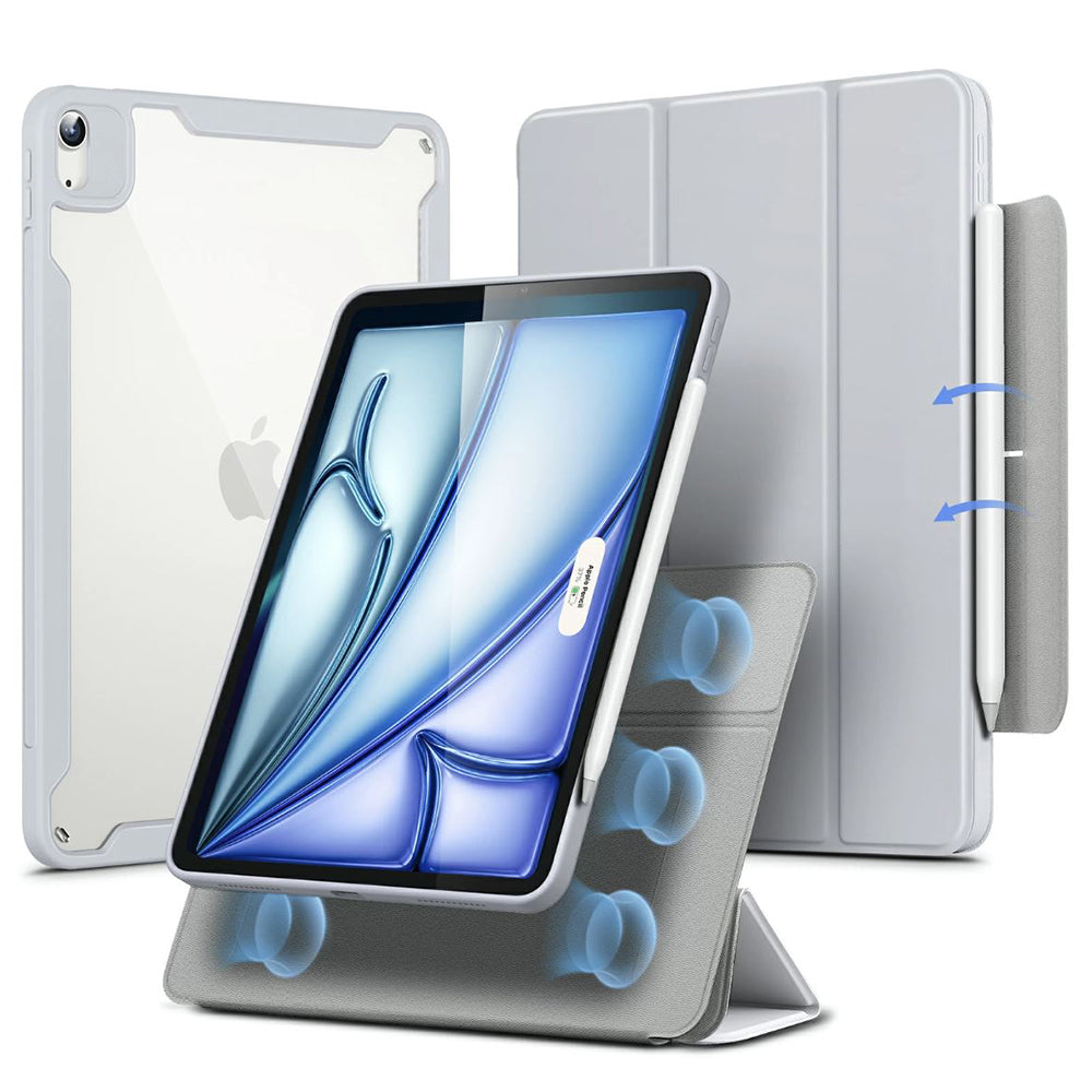 Etui na Apple iPad Air 11 (2026) / iPad Air 11 (2025) / Air 11 (2024) / Air (2022) / Air (2020), ESR, Rebound Hybrid, Szary