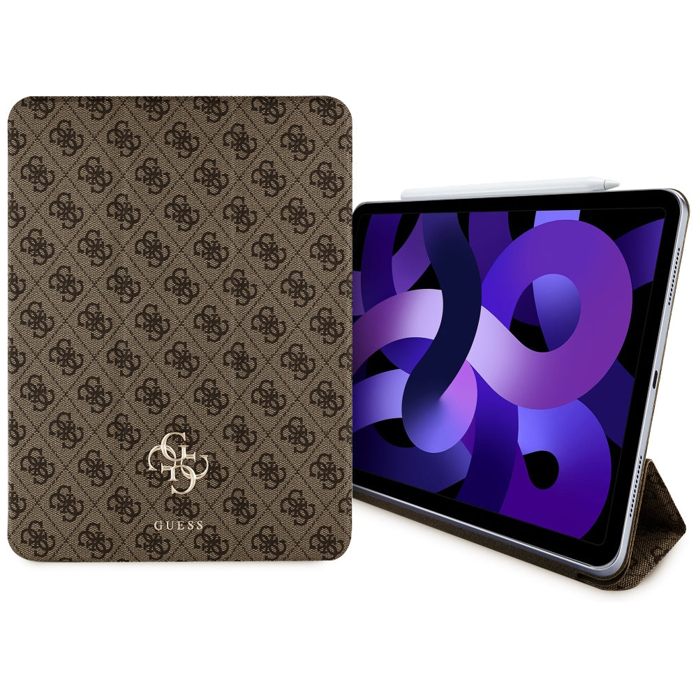 Etui na Apple iPad Air 11 (2025) / Air 11 (2024), Guess, 4G Big Logo, Brązowy