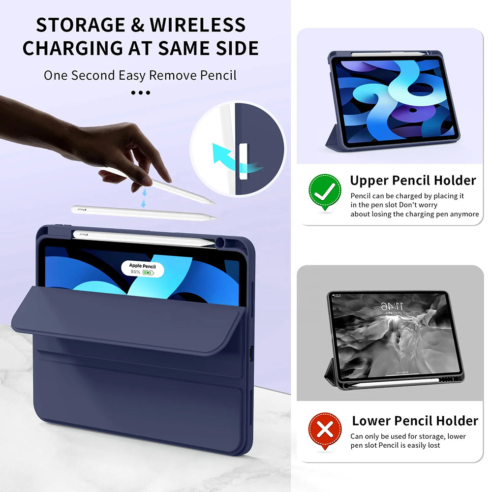 Case for Apple iPad Air 11 (2026) / iPad Air 11 (2025) / Air 11 (2024), Techsuit, Flex Trifold, Matcha Green