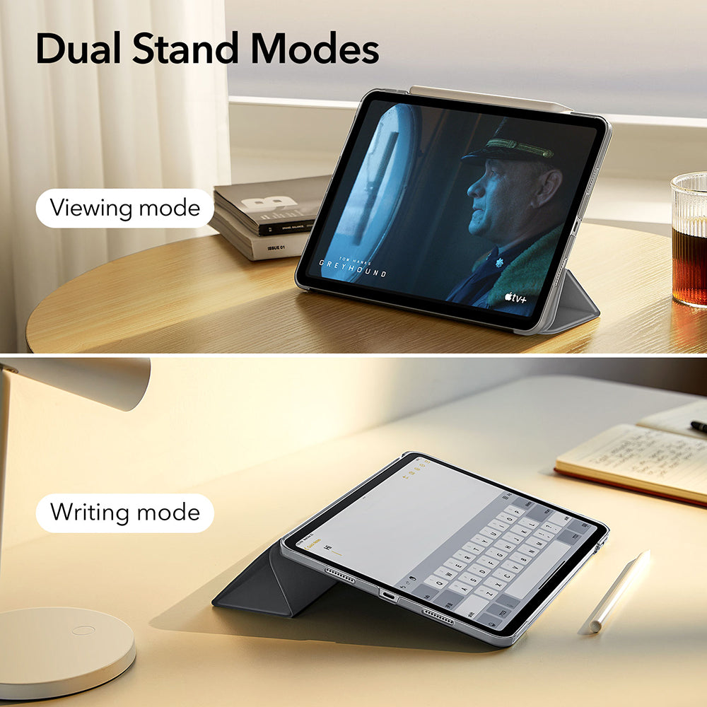Etui na Apple iPad Air 13 (2026) / Air 13 (2025) / Air 13 (2024), ESR, Ascend Trifold, Szary Satynowy