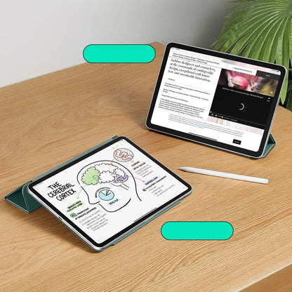 Etui na Apple iPad Air 13 (2026) / Air 13 (2025) / Air 13 (2024) / Pro 12.9 (2022) / Pro 12.9 (2021), ESR, Rebound, Zielony Satynowy