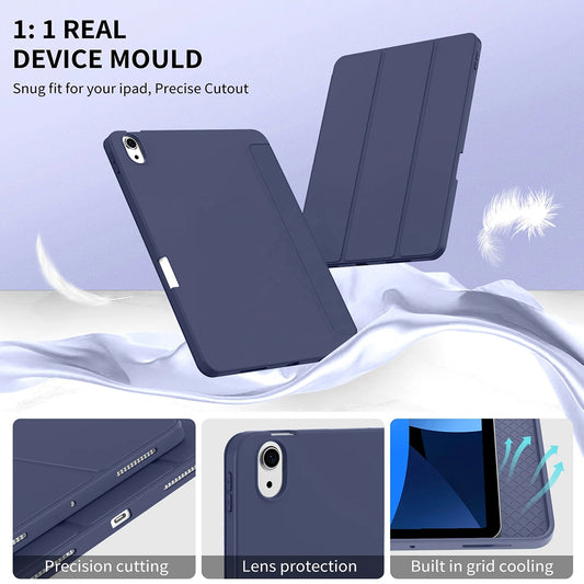 Etui na Apple iPad Air (2022) / Air (2020), Techsuit, Flex Trifold, Zielona Matcha