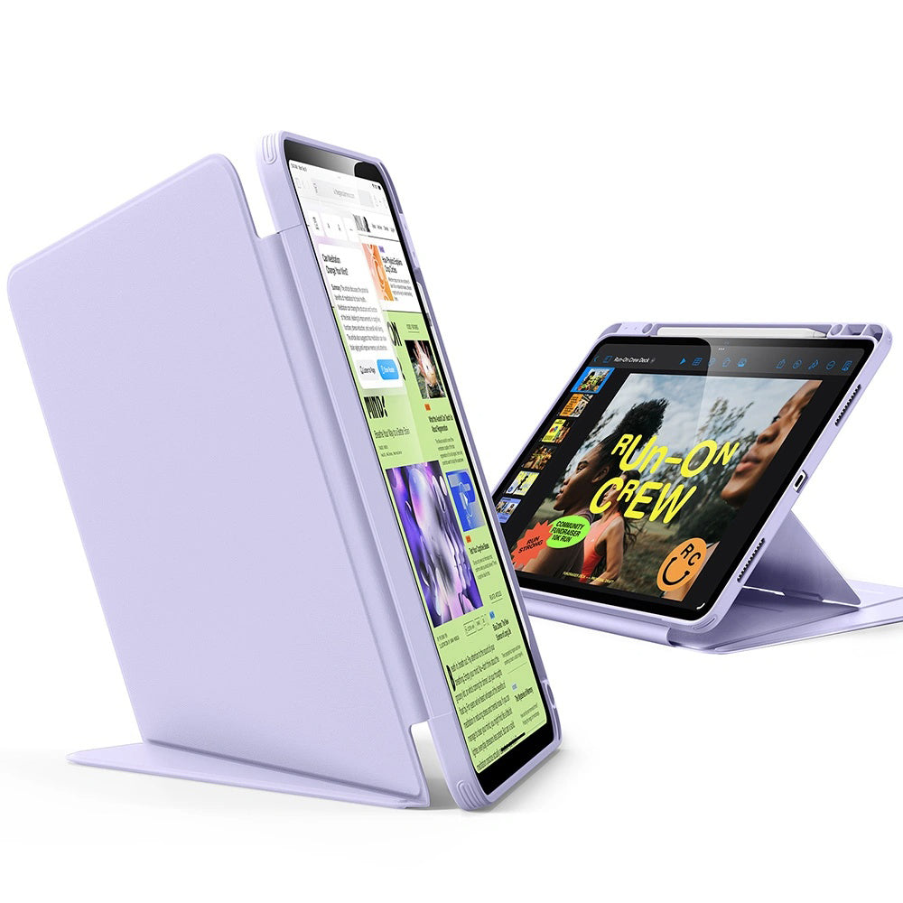 Etui na Apple iPad Pro 11 (2024), ESR, Flip Hybrid z uchwytem na ołówek, Fioletowe