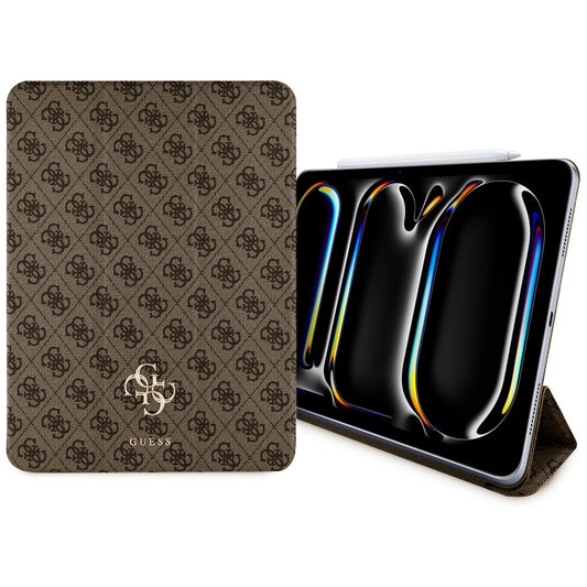 Etui dla Apple iPad Pro 11 (2024), Guess, 4G Big Logo, Brązowy