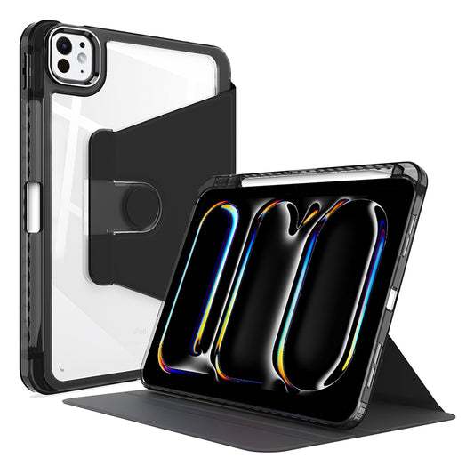 Etui na Apple iPad Pro 11 (2024), Techsuit, Crystal Vision, czarne