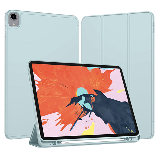 Etui na Apple iPad Pro 12.9 (2022) / Pro 12.9 (2021) / Pro 12.9 (2020) / Pro 12.9 (2018), Techsuit, Flex Trifold, Niebieski