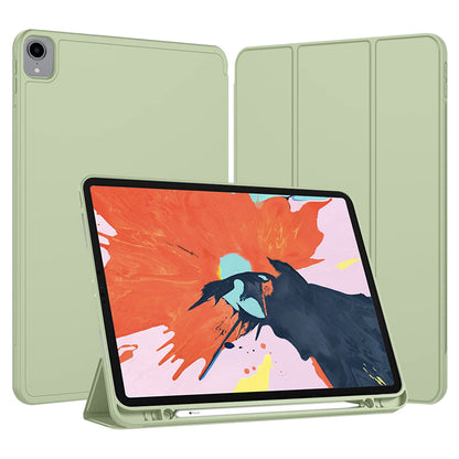 Etui na Apple iPad Pro 12.9 (2022) / Pro 12.9 (2021) / Pro 12.9 (2020) / Pro 12.9 (2018), Techsuit, Flex Trifold, Zielona Matcha
