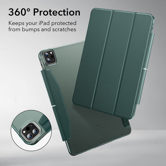 Etui na Apple iPad Pro 13 (2024), ESR, Ascend Trifold, Satynowa Zielona