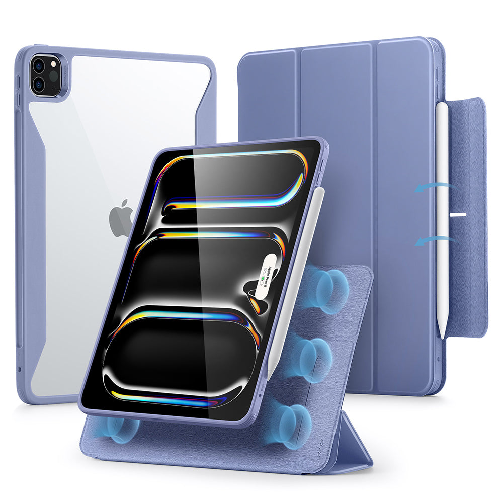 Etui do Apple iPad Pro 13 (2024), ESR, Rebound Hybrid, Fioletowy