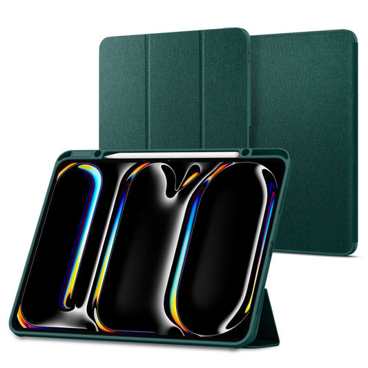 Etui na Apple iPad Pro 13 (2024), Spigen, Urban Fit, Zielony ACS07763