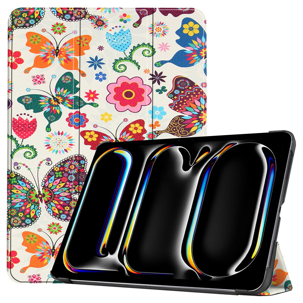 Case for Apple iPad Pro 13 (2024), Techsuit, FoldPro Butterfly, Multicolor